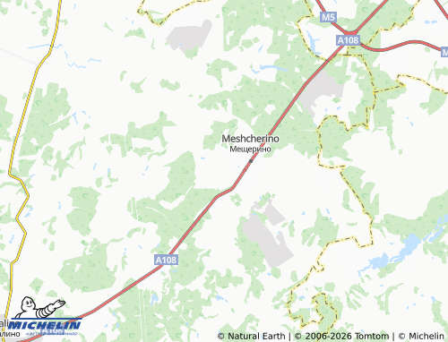 Carte MICHELIN Bobrovo - ViaMichelin