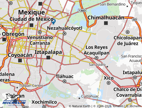Mapa MICHELIN U Dos Ejército de Agua Prieta - ViaMichelin
