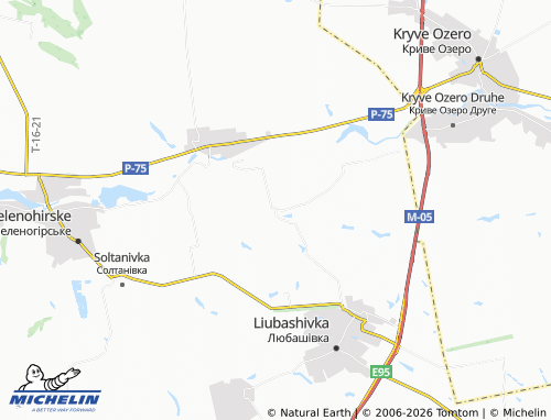 Mapa MICHELIN Ivanivka - ViaMichelin