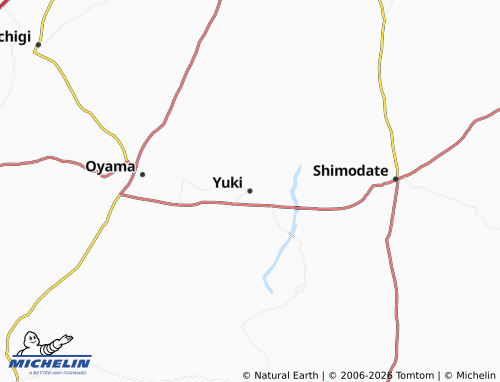 MICHELIN Yuki map - ViaMichelin
