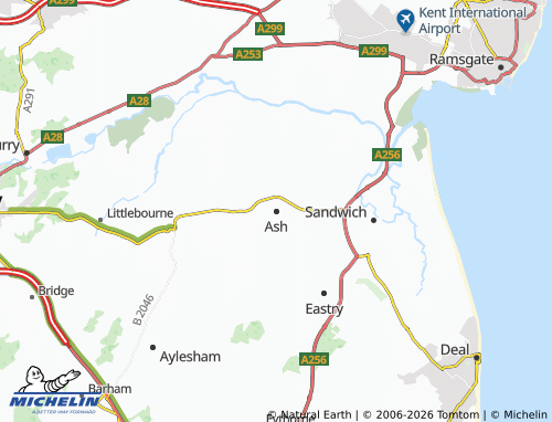 Carte MICHELIN Ash - ViaMichelin