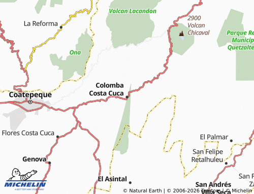 Mappa MICHELIN Colomba Costa Cuca - ViaMichelin