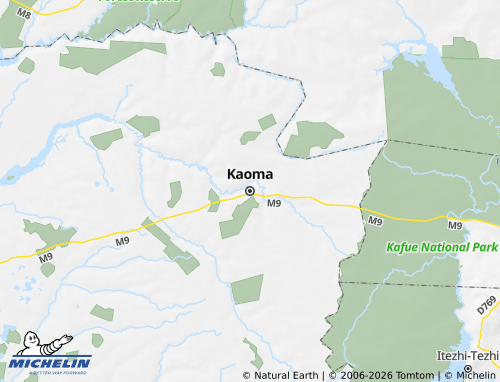 Mapa MICHELIN Kaoma - ViaMichelin