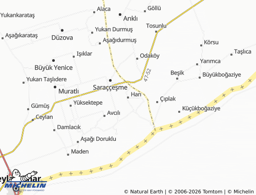 MICHELIN Han map - ViaMichelin