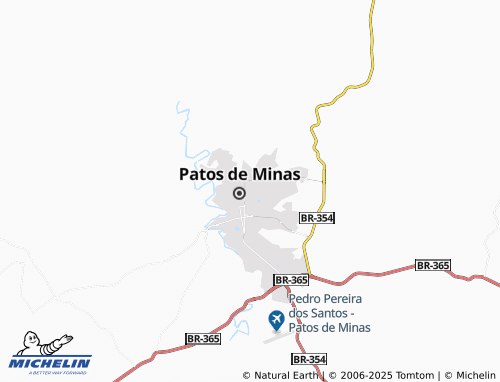 MICHELIN Aurélio Caixeta map - ViaMichelin