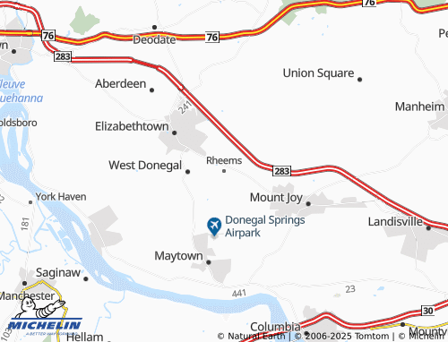 Mapa MICHELIN Rheems - ViaMichelin