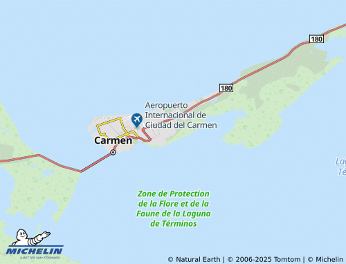MICHELIN Residencial Las Palmas map - ViaMichelin