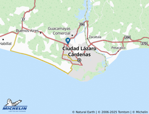 MICHELIN Tulipanes map - ViaMichelin