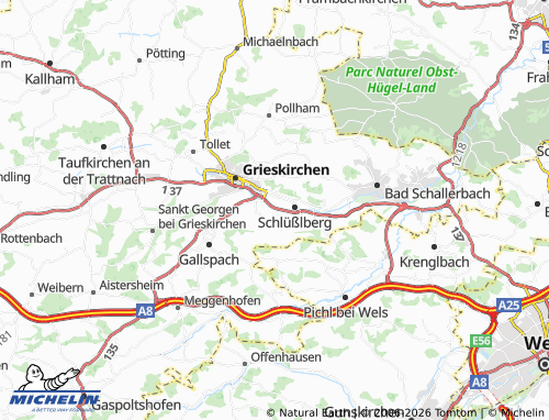 MICHELIN-Landkarte Schaffenberg - ViaMichelin