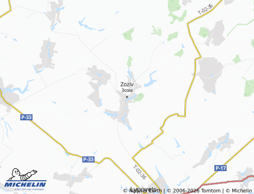 Mappa MICHELIN Zoziv - ViaMichelin