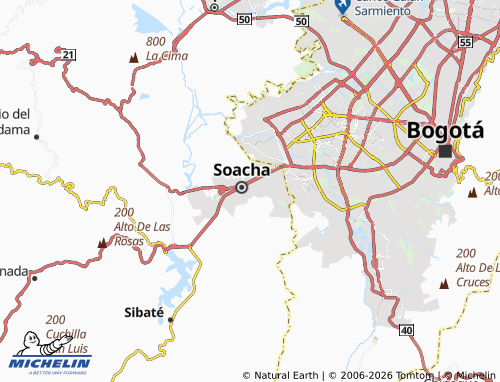 Carte MICHELIN Los Rosales - ViaMichelin