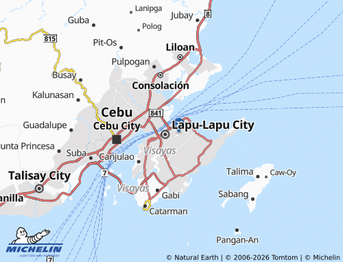 MICHELIN Pusok map - ViaMichelin