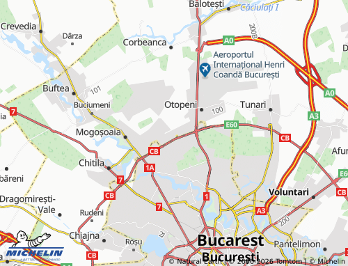 Mappa MICHELIN Odăile - ViaMichelin