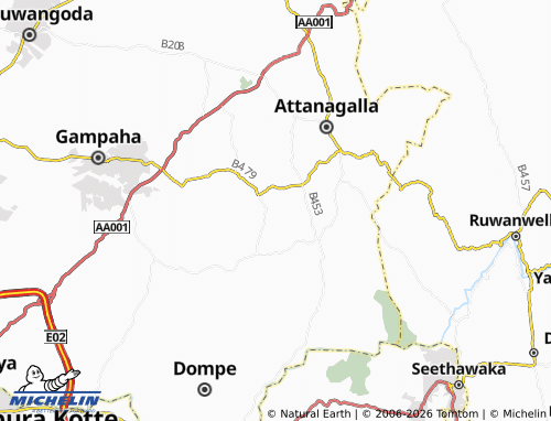 MICHELIN Happitiya map - ViaMichelin