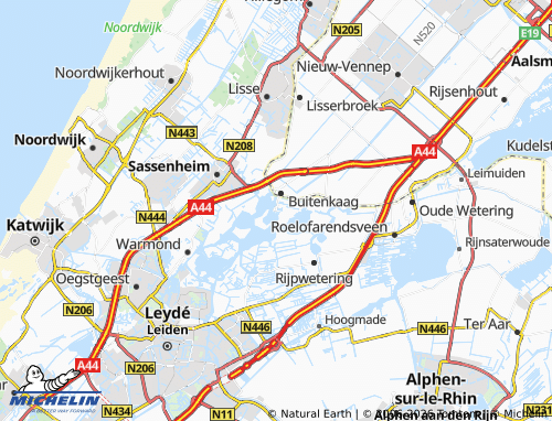 Carte MICHELIN Kaag - ViaMichelin