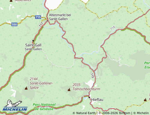 Mapa MICHELIN Großreifling - ViaMichelin