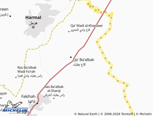 Mapa MICHELIN Qa' Bou Oyoun - ViaMichelin