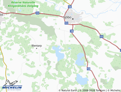 MICHELIN-Landkarte Sövde - ViaMichelin