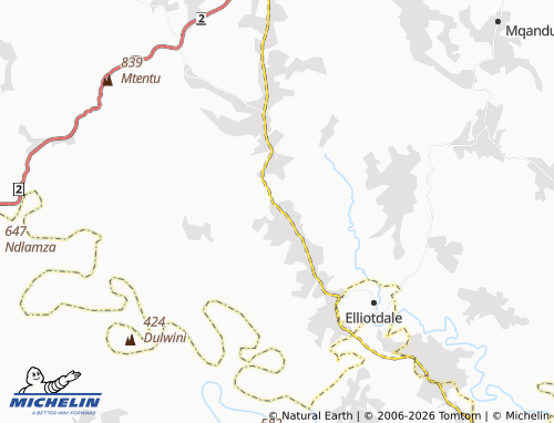 MICHELIN-Landkarte Ntabeni - ViaMichelin