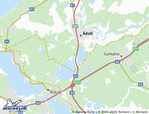 Mapa MICHELIN Baltezers - ViaMichelin