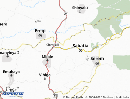 MICHELIN Mudete map - ViaMichelin