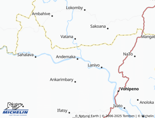 Carte MICHELIN Andemaka - ViaMichelin