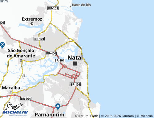 Mappa MICHELIN Cidade Alta - ViaMichelin