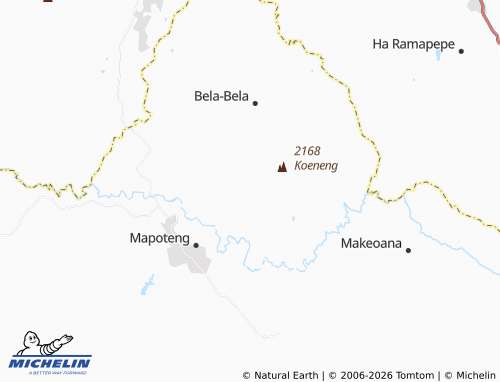 Mapa MICHELIN Ha Hlakolane - ViaMichelin
