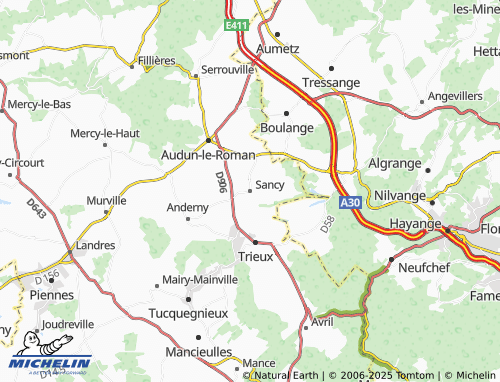 MICHELIN-Landkarte Sancy - ViaMichelin