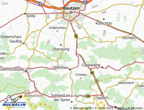 MICHELIN-Landkarte Berge - ViaMichelin