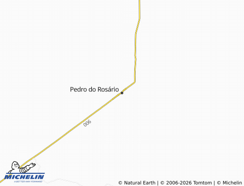 Mapa MICHELIN Pedro do Rosário - ViaMichelin