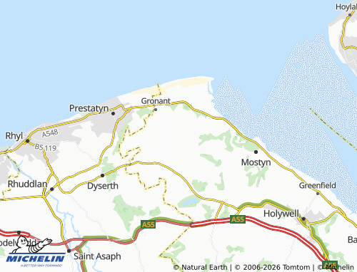 Carte MICHELIN Llanasa - ViaMichelin