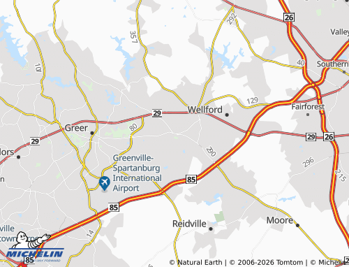 Carte MICHELIN Duncan - ViaMichelin