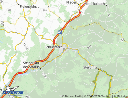 MICHELIN Schlüchtern map - ViaMichelin
