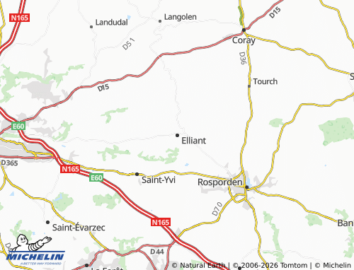 Mappa MICHELIN Elliant - ViaMichelin