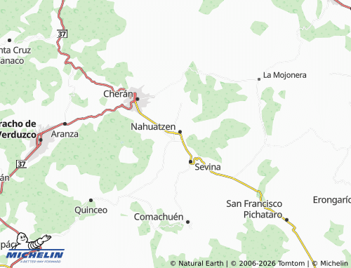 MICHELIN Centro map - ViaMichelin