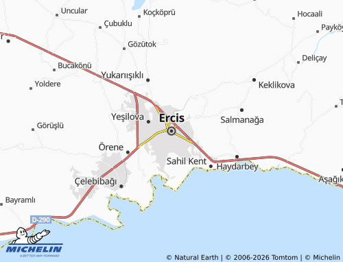 Carte MICHELIN Ercis - ViaMichelin