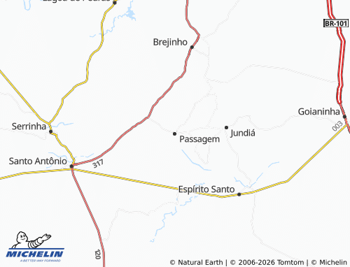 Carte MICHELIN Passagem - ViaMichelin