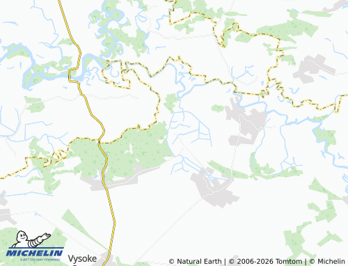 MICHELIN Dobropillia map - ViaMichelin