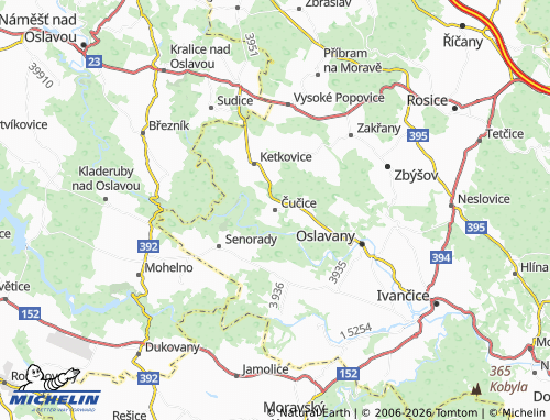 Mappa MICHELIN Čučice - ViaMichelin