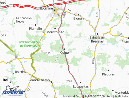 Mappa MICHELIN Colpo - ViaMichelin