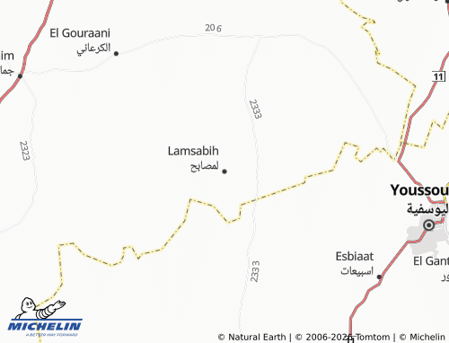 Mappa MICHELIN Lamsabih - ViaMichelin