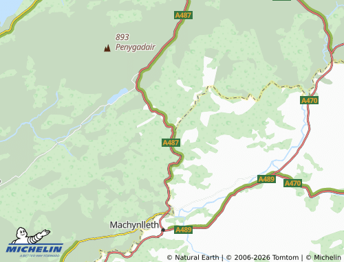 Mappa MICHELIN Corris - ViaMichelin