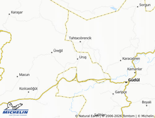 MICHELIN Uruş map - ViaMichelin
