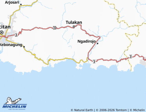 MICHELIN Sidomulyo map - ViaMichelin