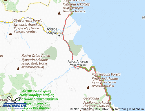 MICHELIN Neochori map - ViaMichelin