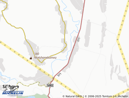 MICHELIN Sibange map - ViaMichelin
