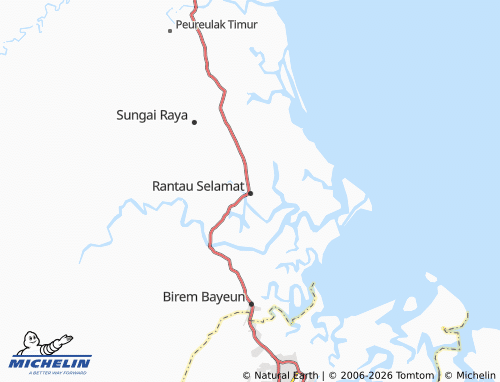 MICHELIN Rantau Panjang map - ViaMichelin
