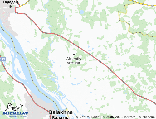 MICHELIN-Landkarte Gorodetskiy - ViaMichelin