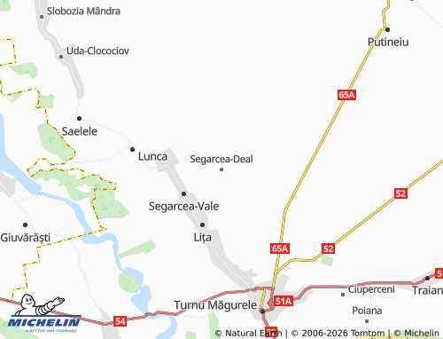 MICHELIN Segarcea-Deal map - ViaMichelin